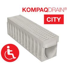 Caniveau Compact  | KOMPAQDRAIN City PMR