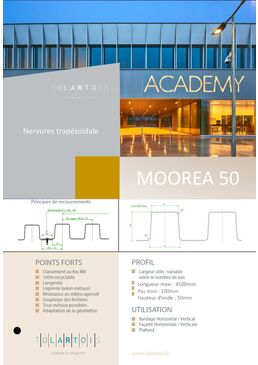 Nervure trapézoïdale | Moorea 50