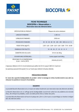 Coffrage perdu biodégradable pour ouvrages en béton | Biocofra Réservation