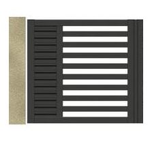 Portail battant ajouré | Gamme Open