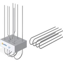 Rupteur de pont thermique pour acrotères et garde-corps en ITE | Isokorb A