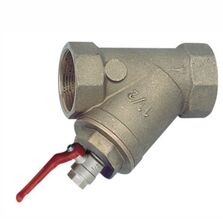 Filtre laiton à tamis inox avec robinet de rinçage pour disconnecteur | BA 