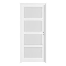 Bloc Porte Élégance Vitre Laqué Blanc | LAPEYRE SERVICES