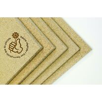 Panneau de particules biosourcé aggloméré avec des résines végétales | Pantair