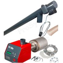 Kit Brûleur à granulés Pelltech PV 20 à 30 KW + Vis d´alimentation / Remplacement de brûleur fioul ou gaz