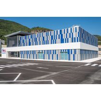 Clin en aluminium prélaqué pour revêtement de façade | Alu-Skin