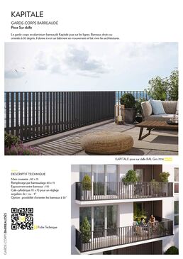 Garde-corps barreaudé axé | KAPITALE 