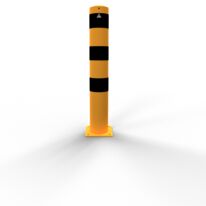 Borne en tube d'acier Ø 152 x 3,2 mm à cheviller