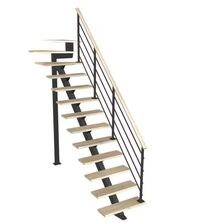 Escalier Elliot quart tournant haut rampe Eva | LAPEYRE SERVICES