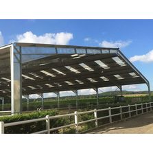 Bâtiment acier galvanisé idéal carrière équestre 1240m² - 20,6x60x5m