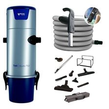 Kit aspirateur centralisé AERTECNICA Tubò TS2 à variateur de puissance - surface 300 m² - 653 Air Watts |  PACKTS2IV