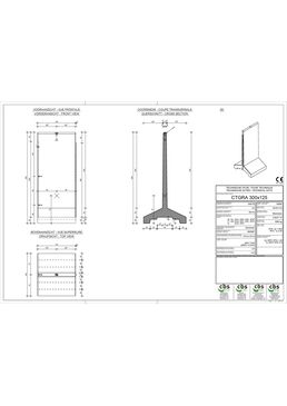 Elément en béton pour stockage couvert de céréales ou autres produits agroalimentaires | T Céréales