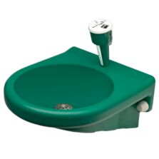 Douche oculo/faciale avec lavabo en plastique pour montage mural | FAID108