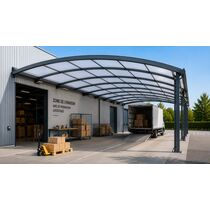 ABRI POUR ZONE DE LIVRAISON ET AIRE DE PRÉPARATION LOGISTIQUE OVALUX