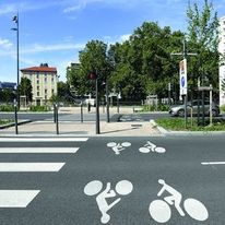 Peinture de marquages durables pour guidage | FEROE VILLE-ROUTE