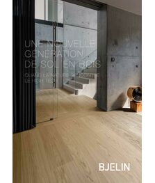 Brochure Commercial Bjelin revêtement de sol en bois Densifié 5GDry Woodura