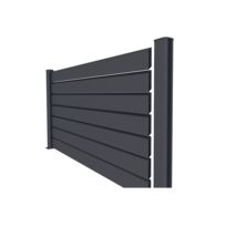 Clôture NÉMO avec poteau multidirectionnel 