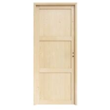 Bloc-porte sapin Robin 3 panneaux huisserie 72 | LAPEYRE SERVICES