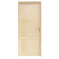 Bloc-porte sapin Robin 3 panneaux huisserie 72 | LAPEYRE SERVICES