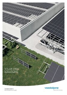 Catalogue Solutions solaire - supports de panneaux PV