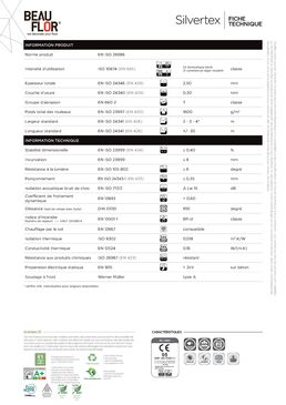 Revêtement de sol en vinyle sans orthophthalates | Silvertex