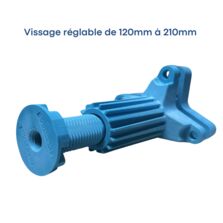 Déport universel de charges moyennes ou lourdes à rupture de ponts thermiques | ISODEPORT RT+