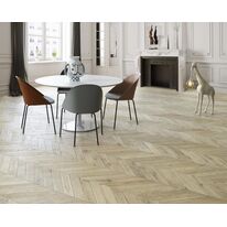 Parquet massif en pointe de Hongrie 15 mm | Revêtement de sol en bois massif à pose chevrons