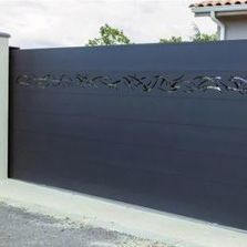 Portail coulissant design Lame 220 | Gamme Premium 