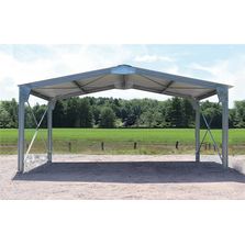 Abri bi-pente en kit 40m² - 8x5x3,35m