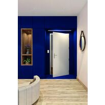 Bloc-porte métallique antieffraction en réhabilitation de logement collectif | MPE47