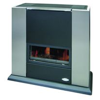 Poêle à gaz en fonte revêtu d'inox | L'Argentic