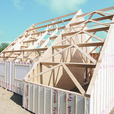 Mur fermé à ossature bois | Mob 123