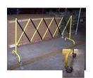 Barrière télescopique sur roulettes | Barrière télescopique