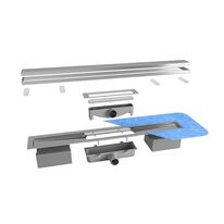 Caniveau de douche à l’italienne | PP DRAIN AQUA en acier inox AISI 316