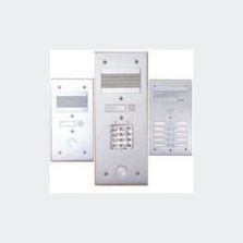 Gammes de portiers audio avec platine aluminium anti-vandalisme