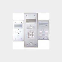 Gammes de portiers audio avec platine aluminium anti-vandalisme