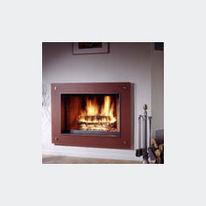 Foyer vitré à feu intermittent pour bûches de 60 cm | Fascination