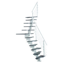 Escalier en métal et en bois composé de onze marches | Phoenix