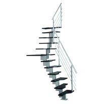 Escalier en métal et en bois composé de onze marches | Phoenix