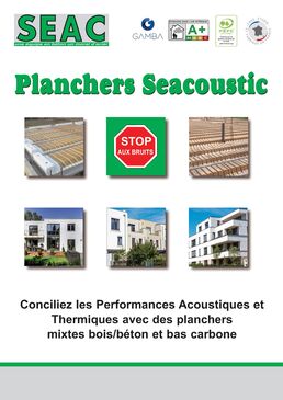 Bureau, plancher, bas carbone avec entrevous  biosourcé | Seacoustic 3