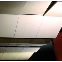 Tuiles de bois pour plafond suspendu | Tectonique