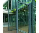 Porte coupe-feu 60 minutes en profilés aluminium 5 chambres | ADS 80 FR 60