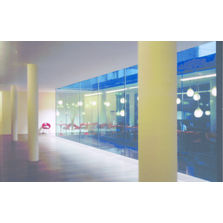 Cloison vitrée coupe-feu montée sans profilé intermédiaire | Swissflam Structure