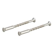 Jeu de 2 vis sécables avec douilles m4 x 50 nickelé