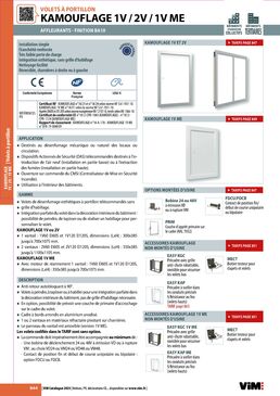 Volets à portillon | KAMOUFLAGE