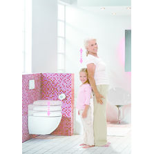 Bâti-support pour cuvette réglable en hauteur | Bâti-support Duofix Sigma 12 cm hauteur de cuvette réglable