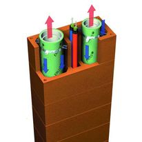 Boisseau trois compartiments pour différentes sources de chauffage | Triva