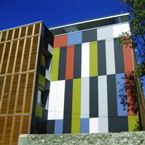 Enveloppe à ossature bois avec parement ajouré | Ossature bois avec parement ajouré