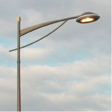 Luminaire aux lignes fluides et tête en dôme | Luminaires contemporains