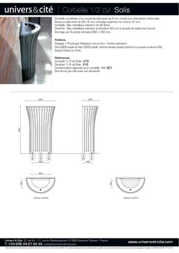 Corbeilles de propreté en acier | Solis